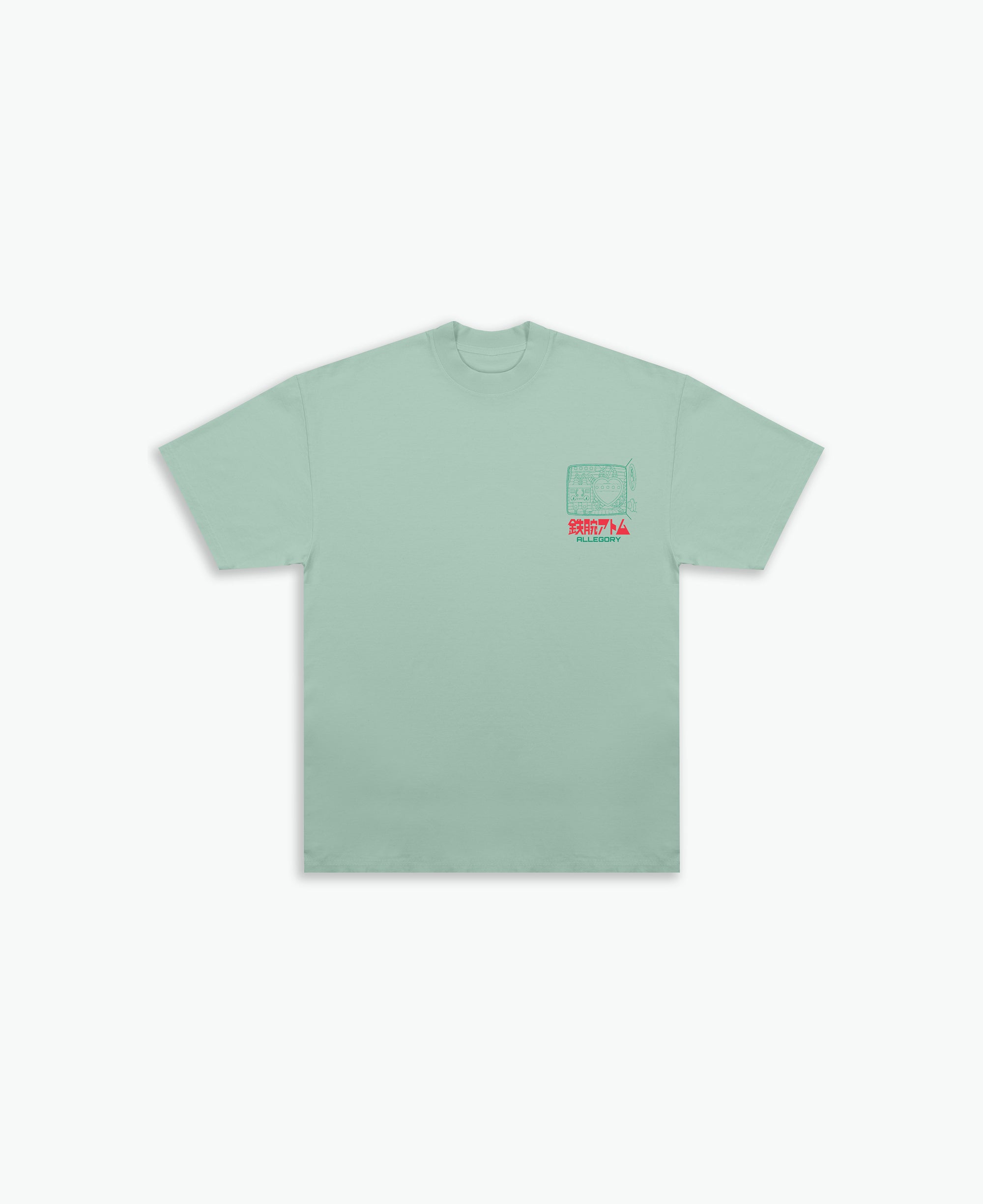 Atom's Blueprint Tee For Astro Boy / Teal-2