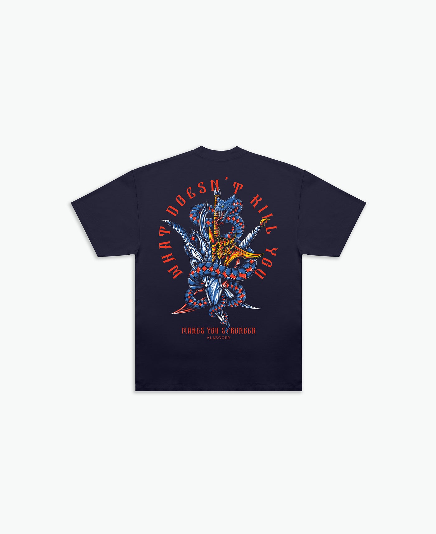 Makes You Stronger Tee / Navy