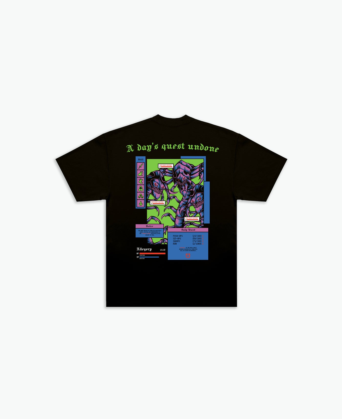 Daily Quest Tee / Black