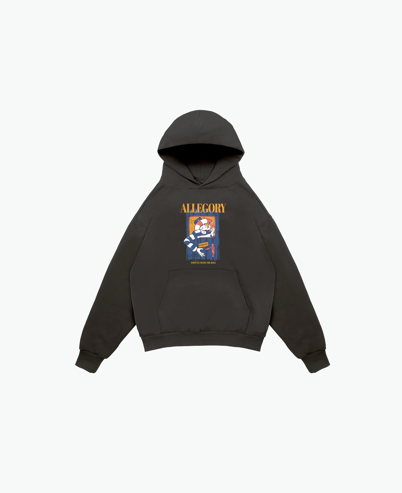 Fortune Favors The Bold Hoodie / Charcoal
