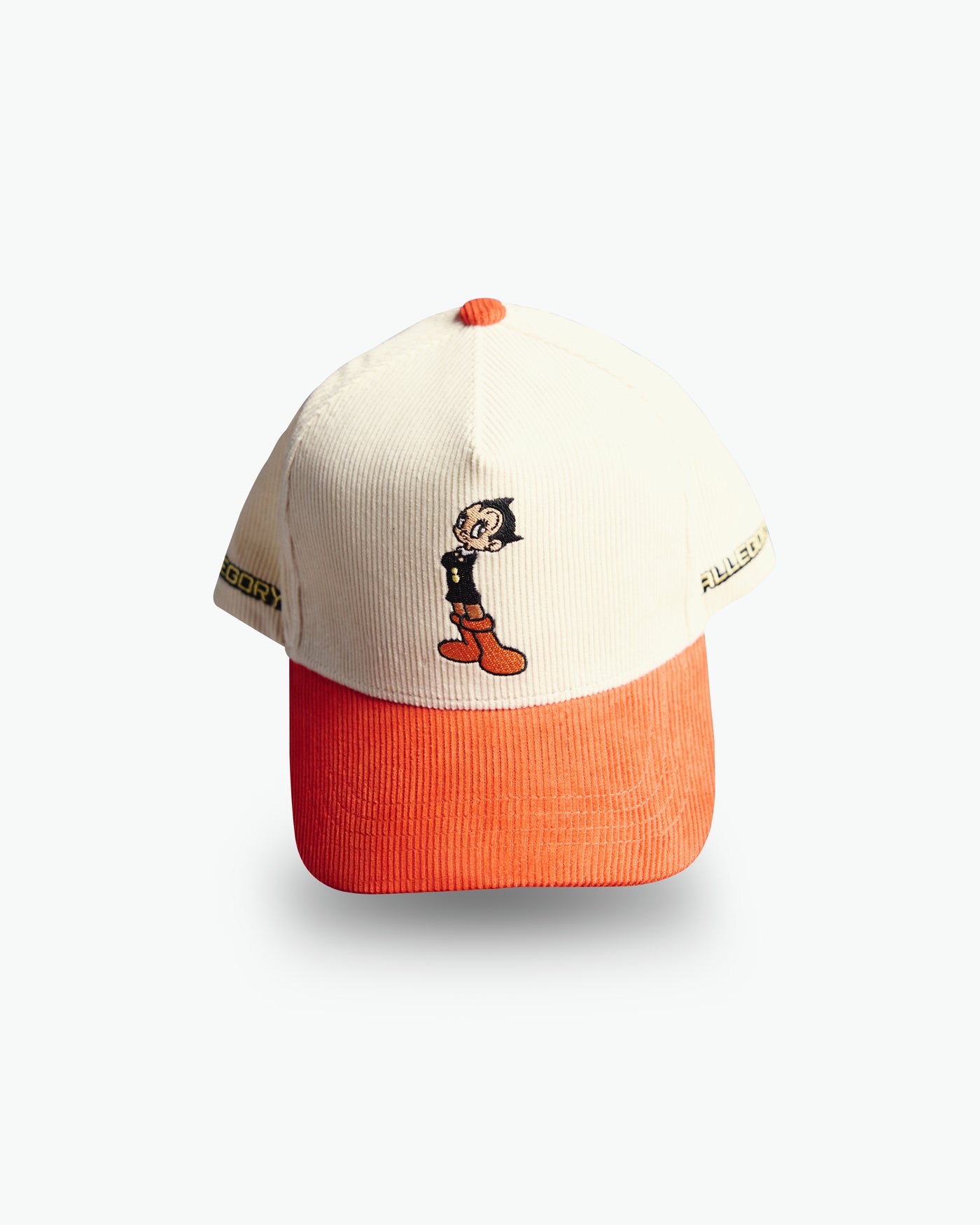 Retro Little Robot Corduroy Hat For Astro Boy™ / Cream / Terracotta Red