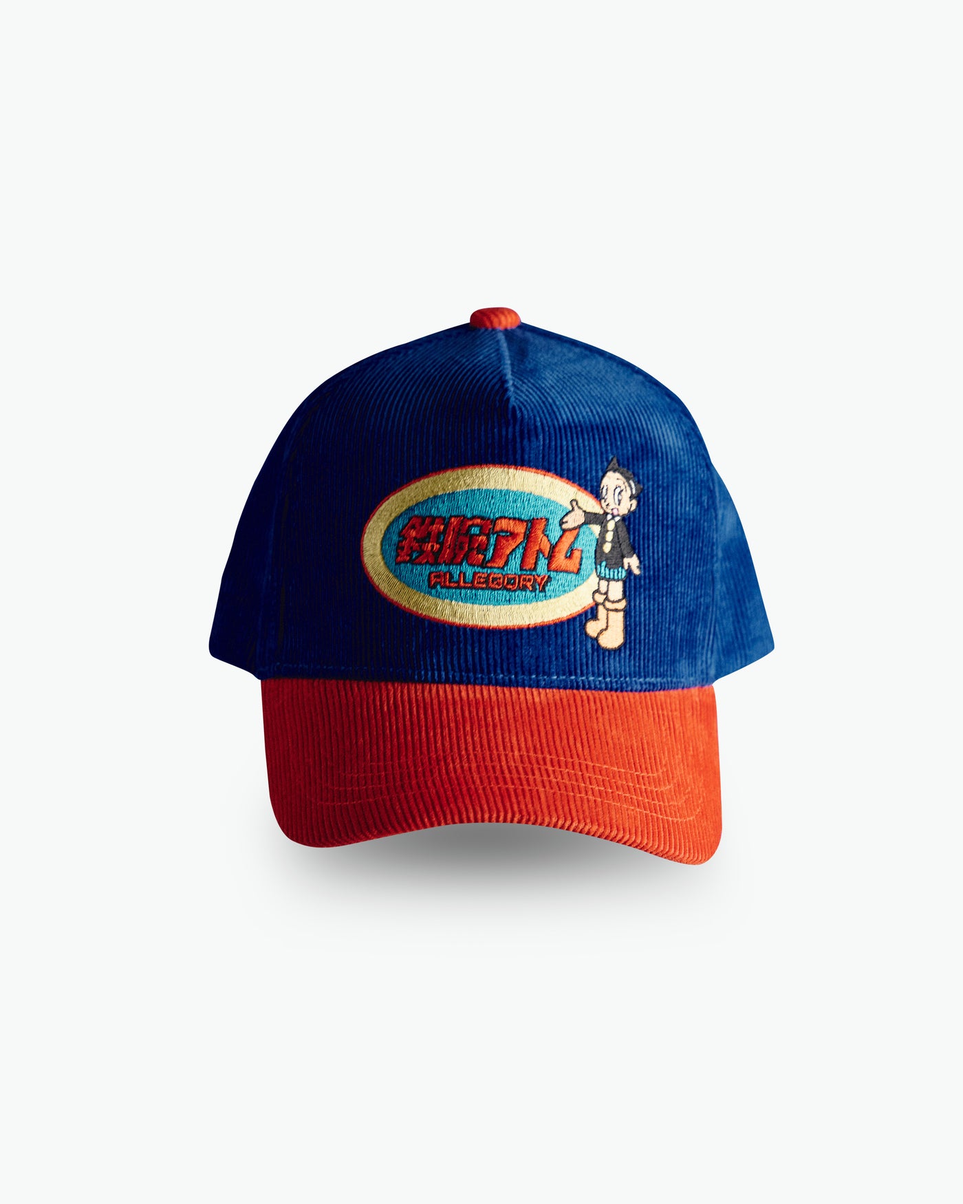 School Boy Mighty Atom Corduroy Hat For Astro Boy™ / Cobalt Blue / Terracotta Red