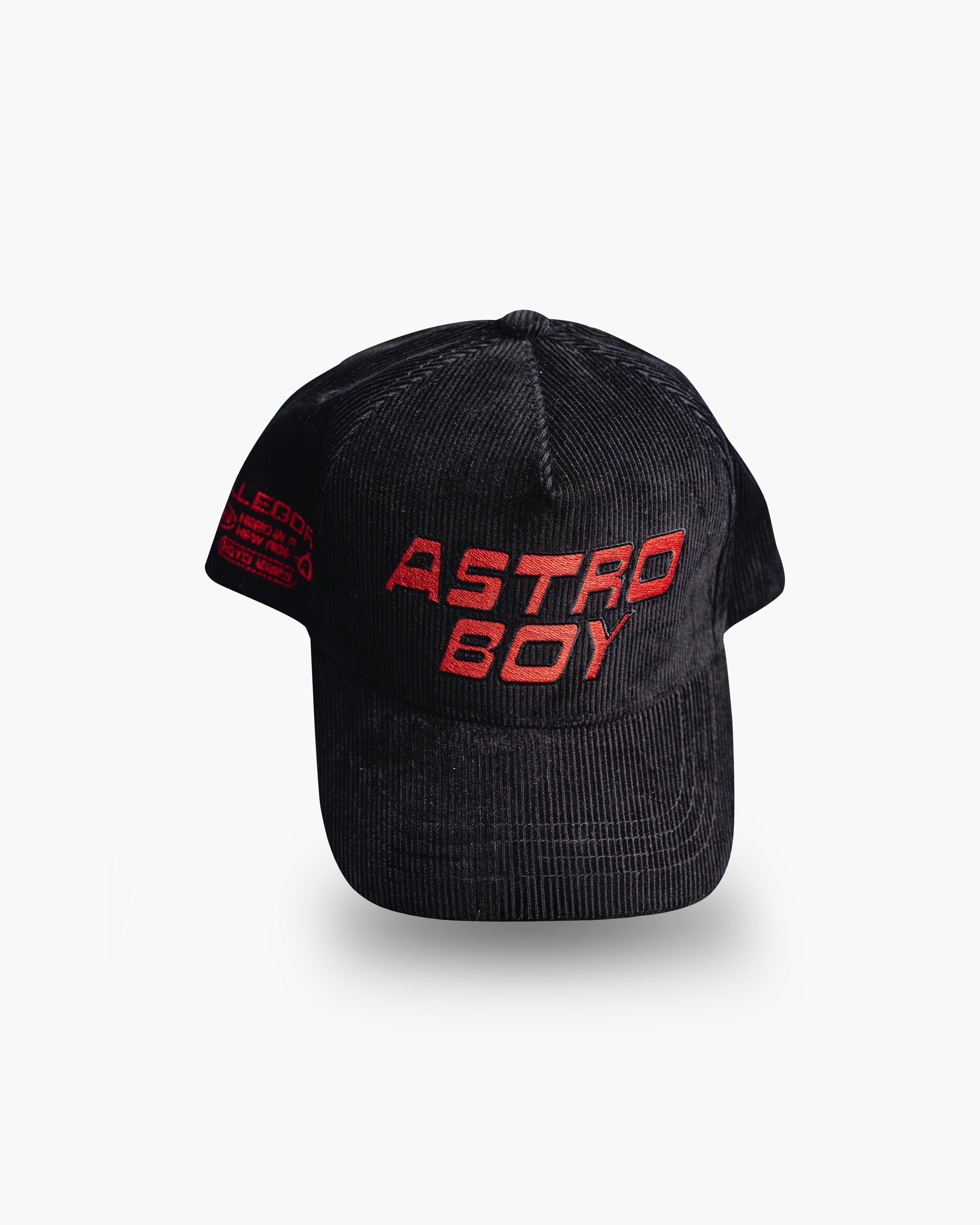 Astro Boy Logo Corduroy Hat For Astro Boy / Black