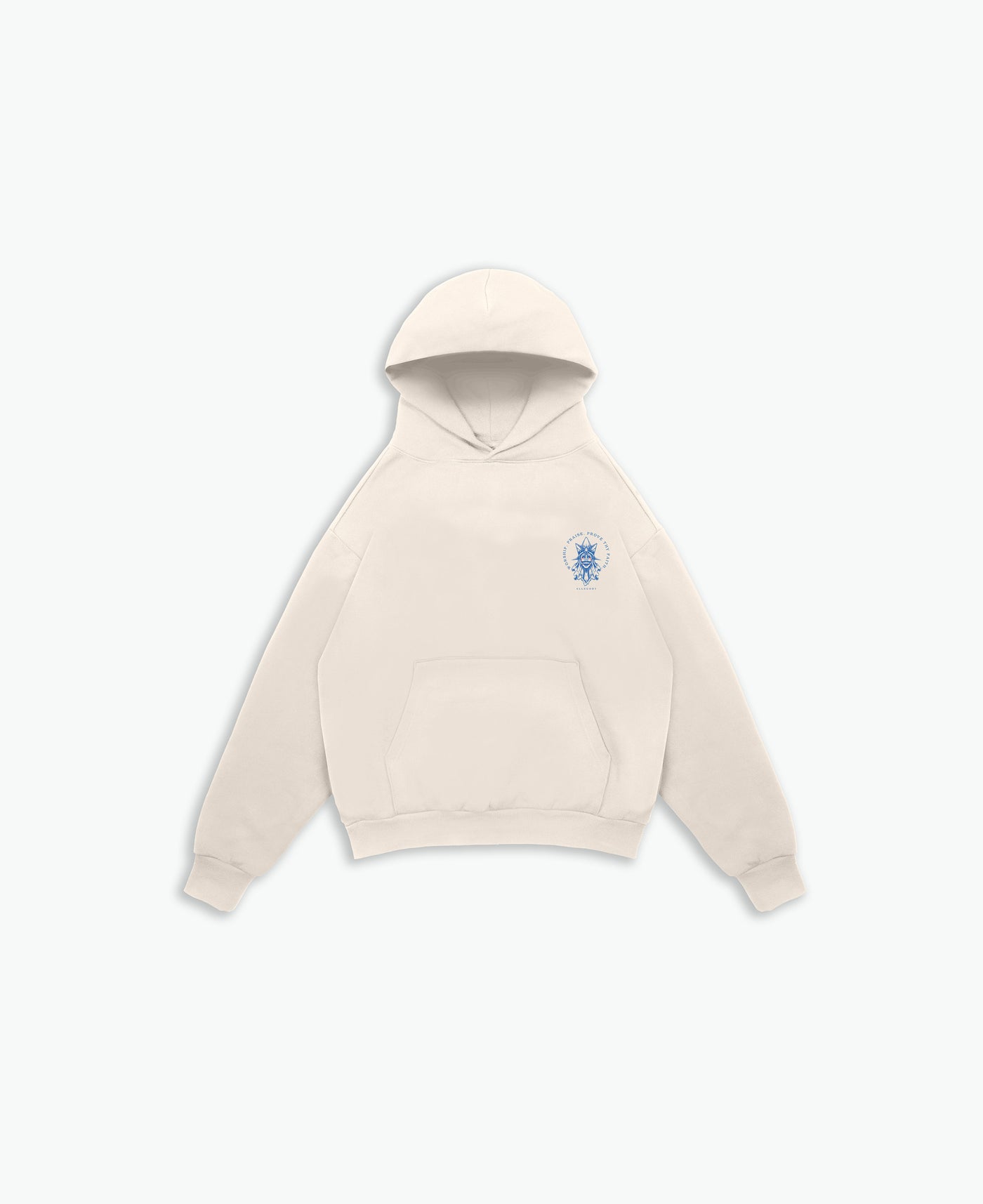 Double Dungeon Architect Hoodie / Cream