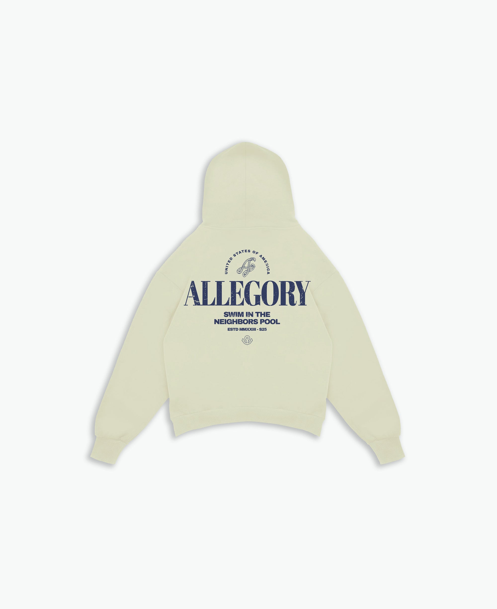 Swim In The Neighbors Pool Hoodie / Sage Green