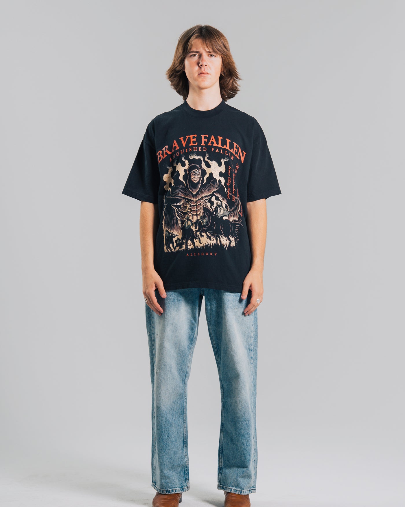 The Brave Fallen Tee / Black