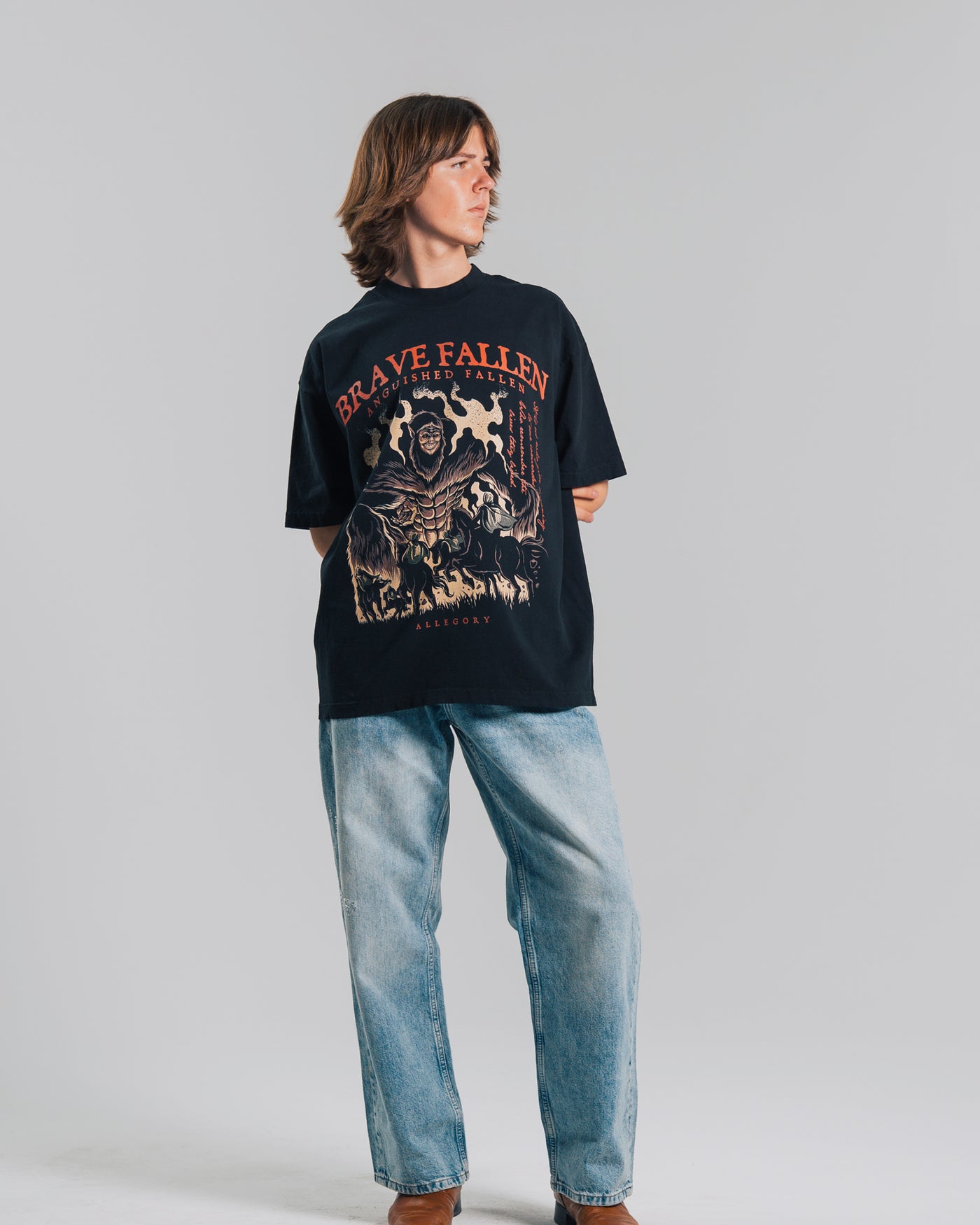 The Brave Fallen Tee / Black