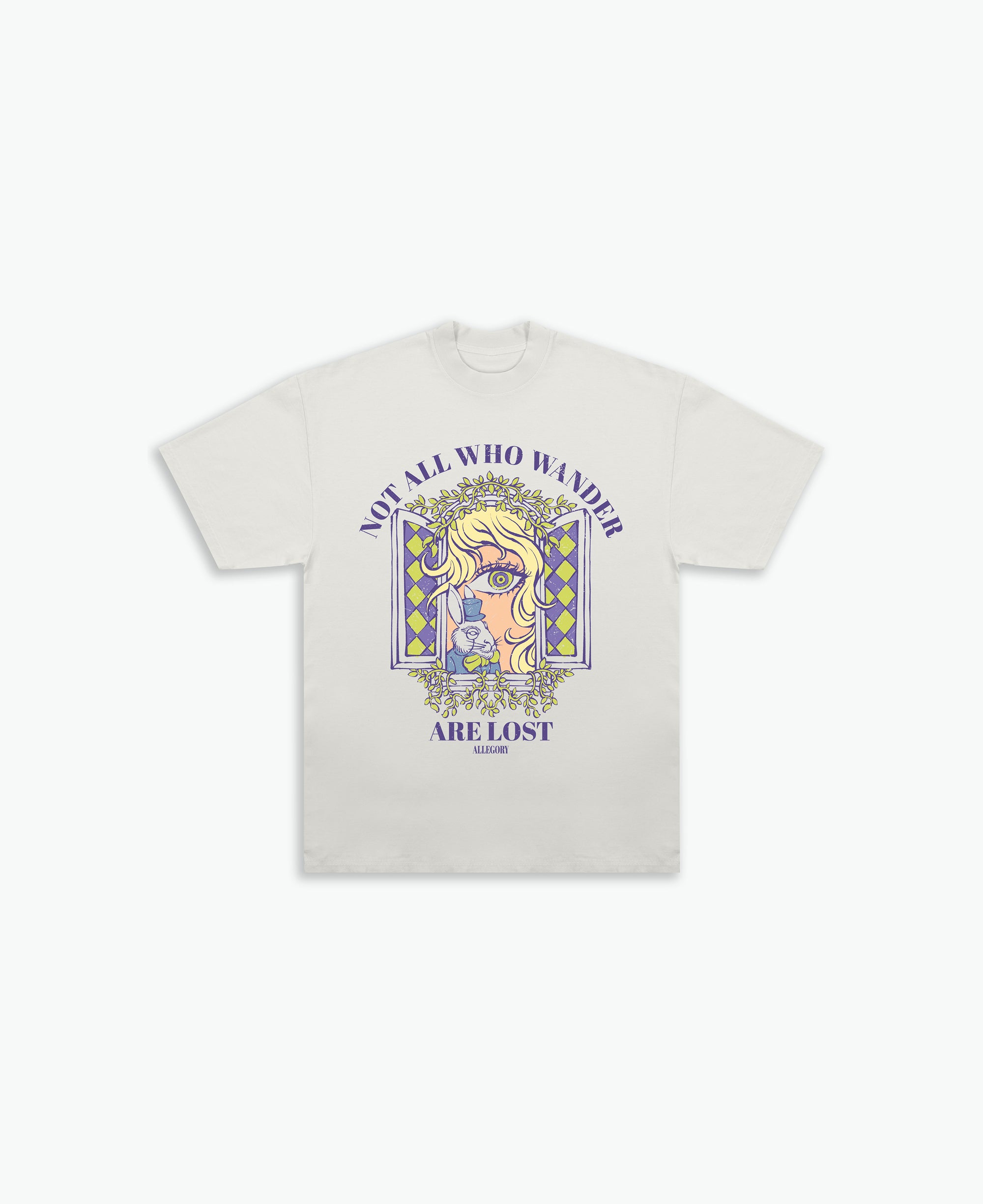 Not All Who Wander Are Lost Tee / Off White