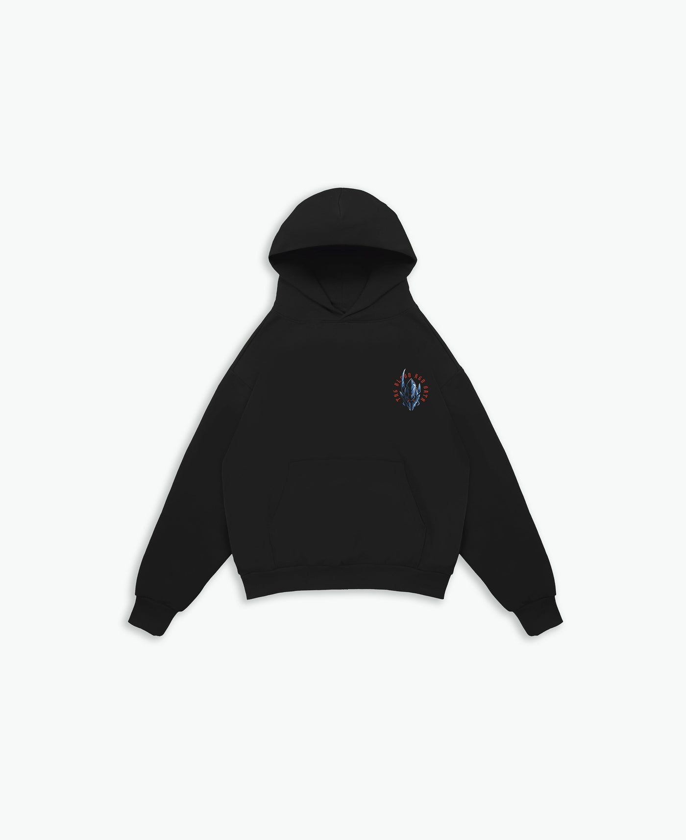 Blood-Red Commander Hoodie / Black