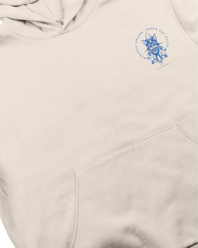Double Dungeon Architect Hoodie / Cream