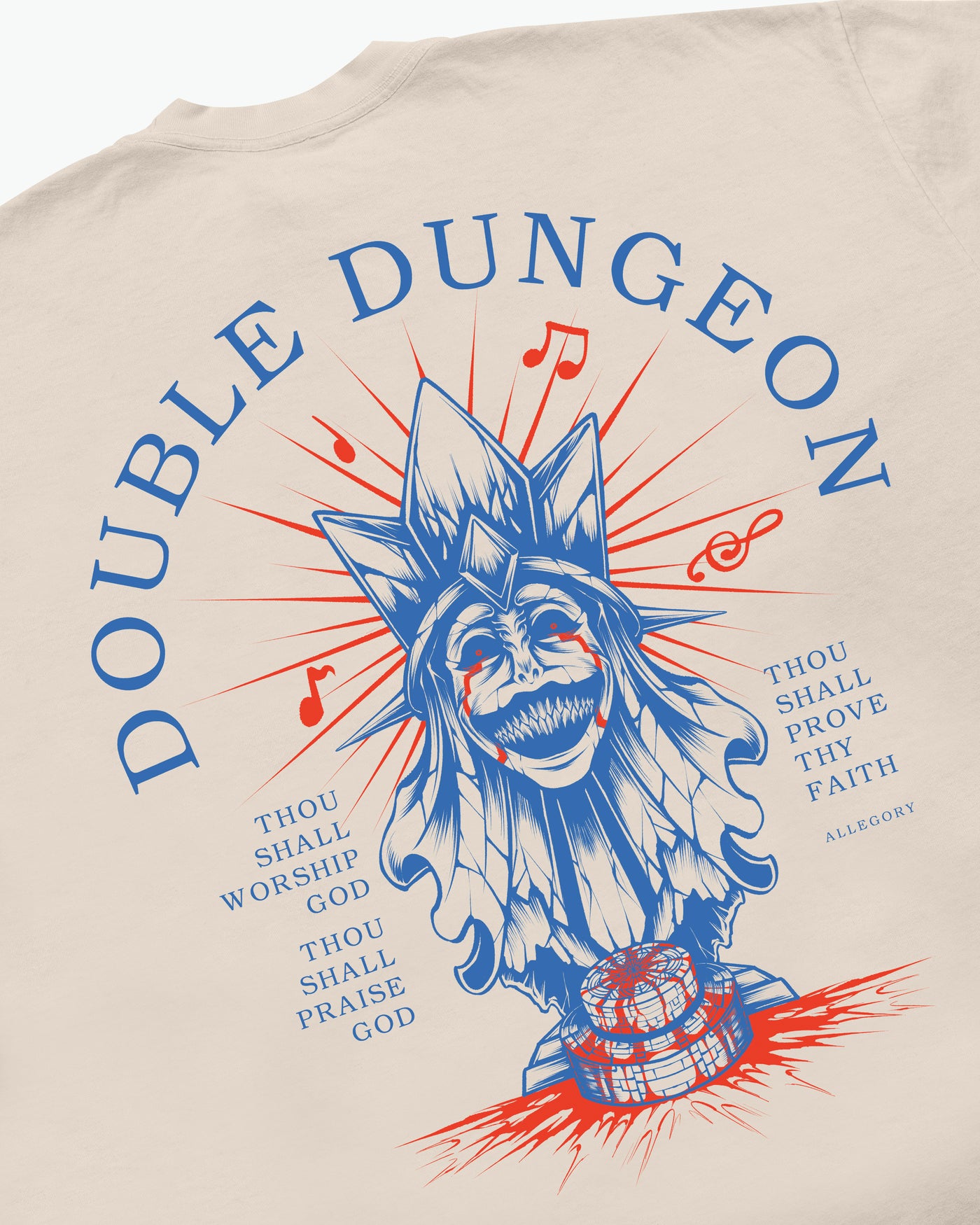 Double Dungeon Architect Tee / Cream