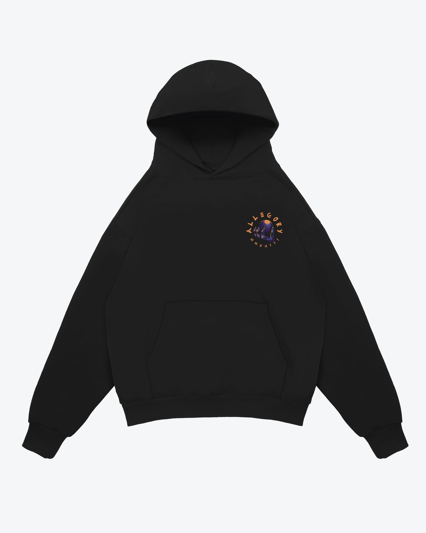 Cursed Monk Hoodie / Black