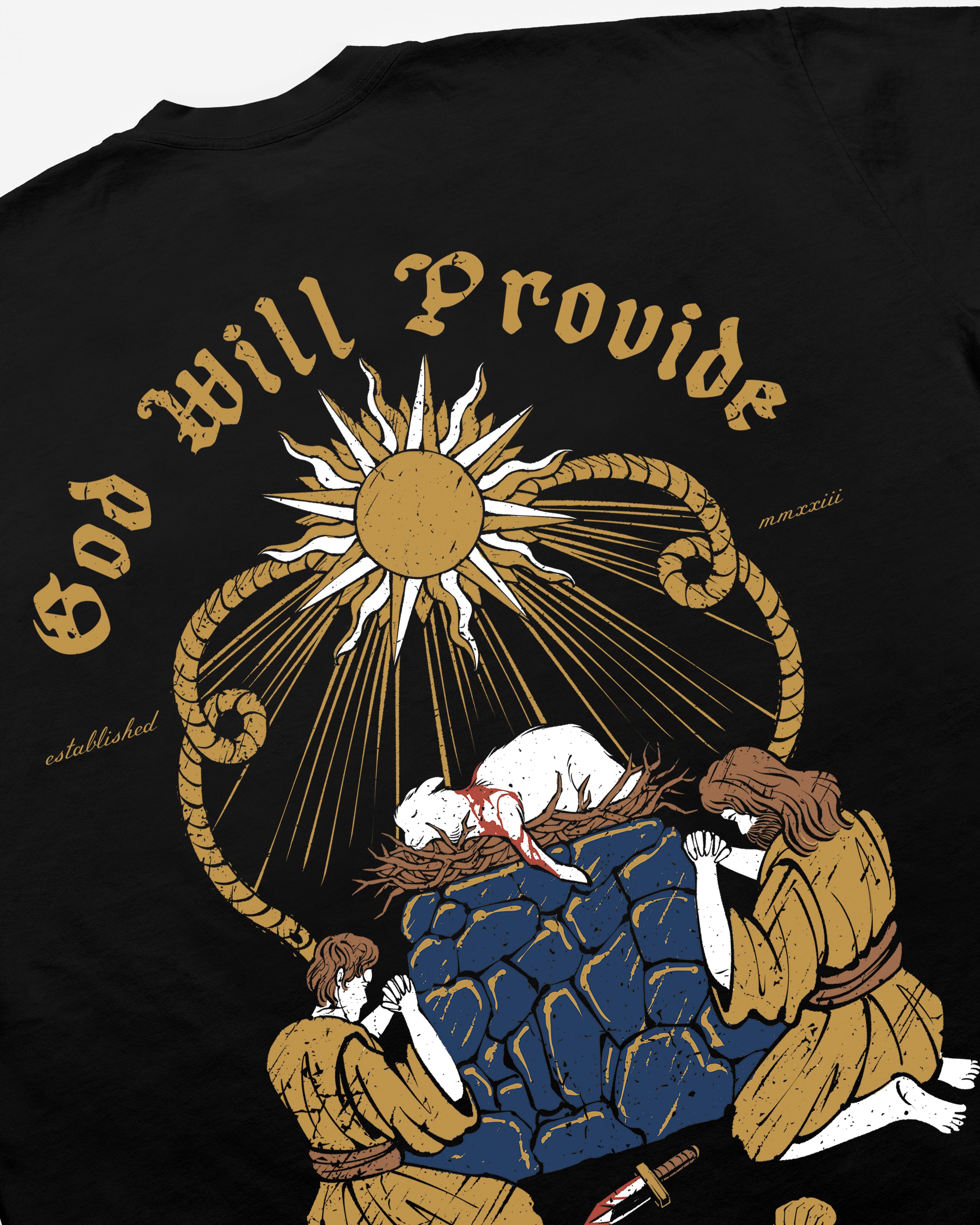 Ram In The Thicket Tee / Black-3