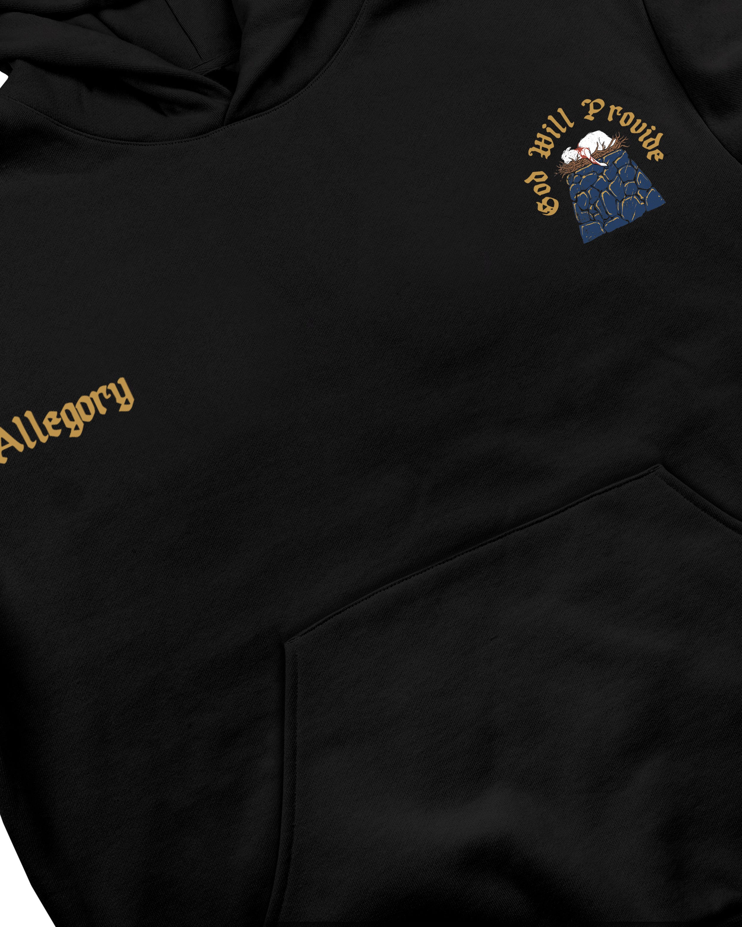 Ram In The Thicket Hoodie / Black-4