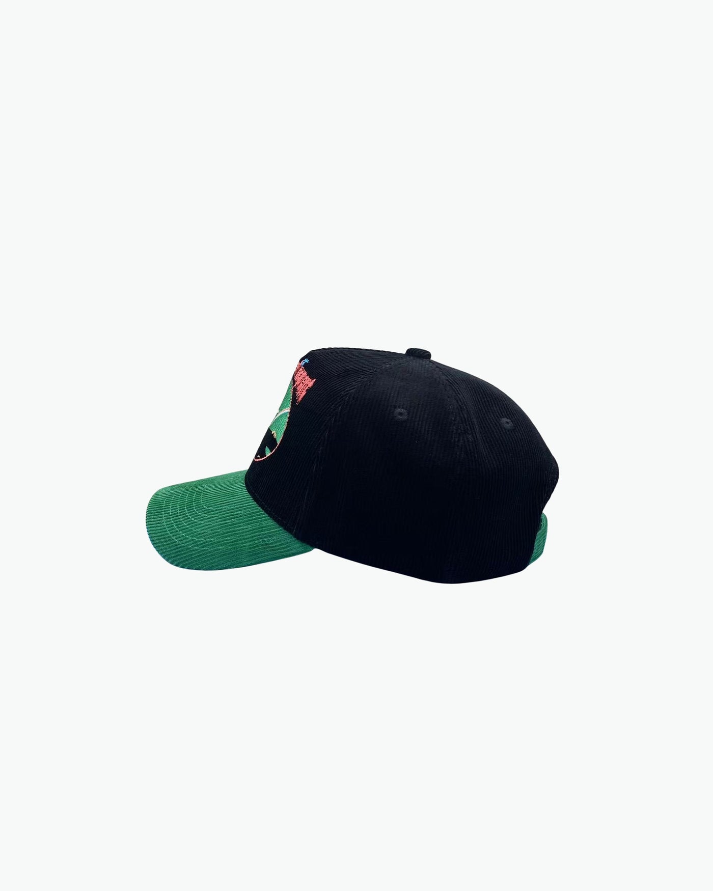 Yusuke & Botan's Journey Premium Corduroy Hat / Black / Green