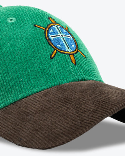 Paladin's Necklace Premium Corduroy Hat / Emerald Green / Brown