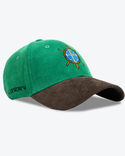 Paladin's Necklace Premium Corduroy Hat / Emerald Green / Brown