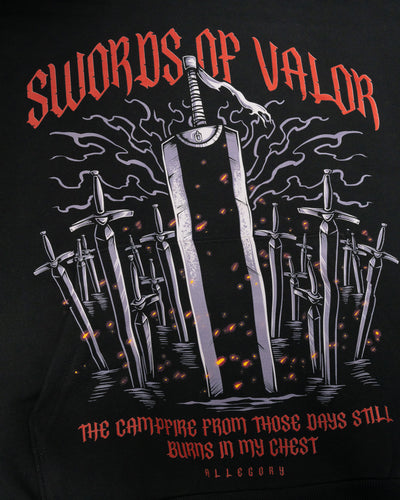 Swords of Valor Hoodie / Black