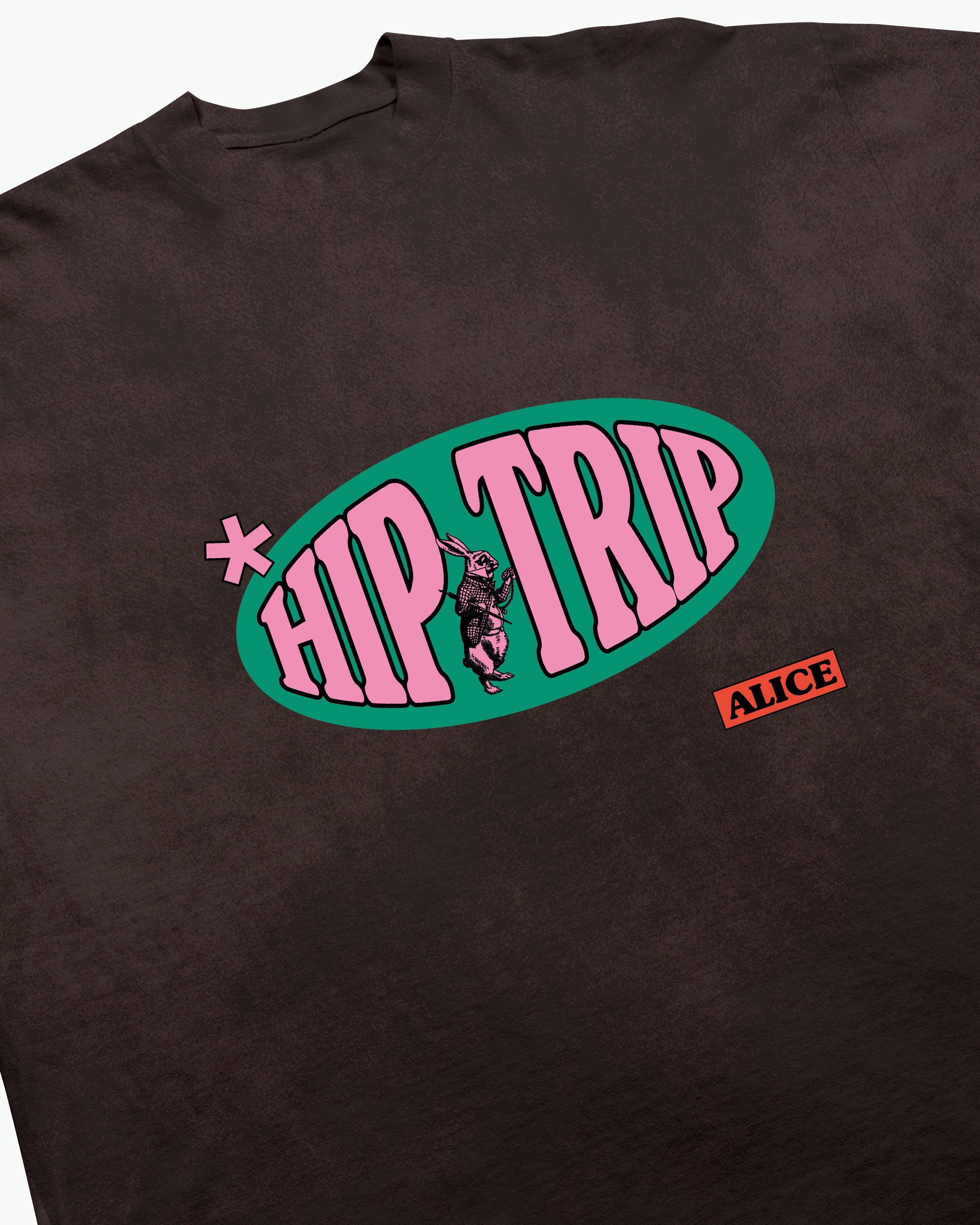 Hip Trip Tee / Brown-2