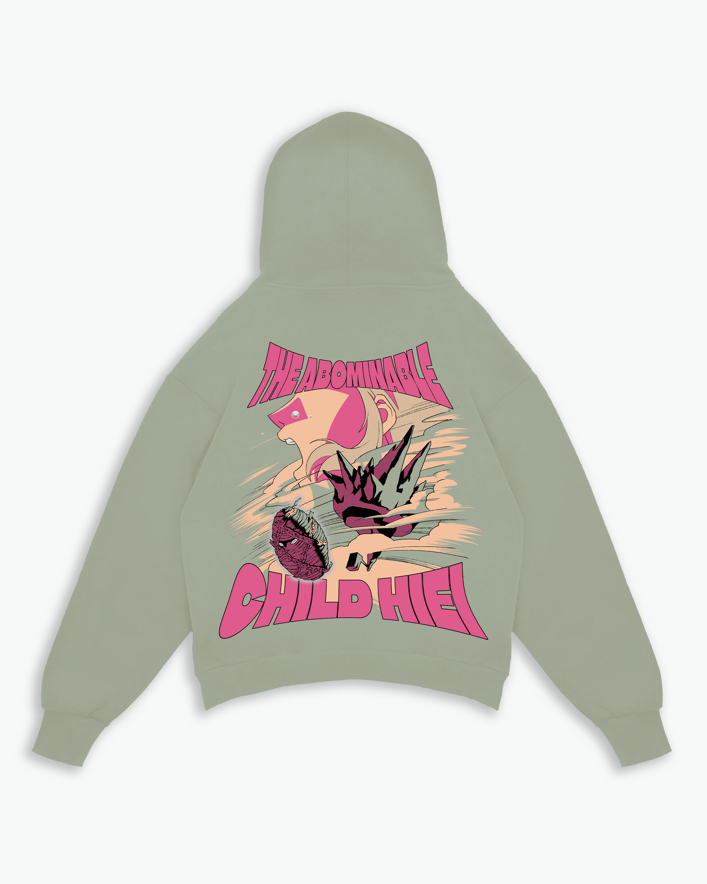 The Abominable Child Hiei Hoodie / Laurel Green