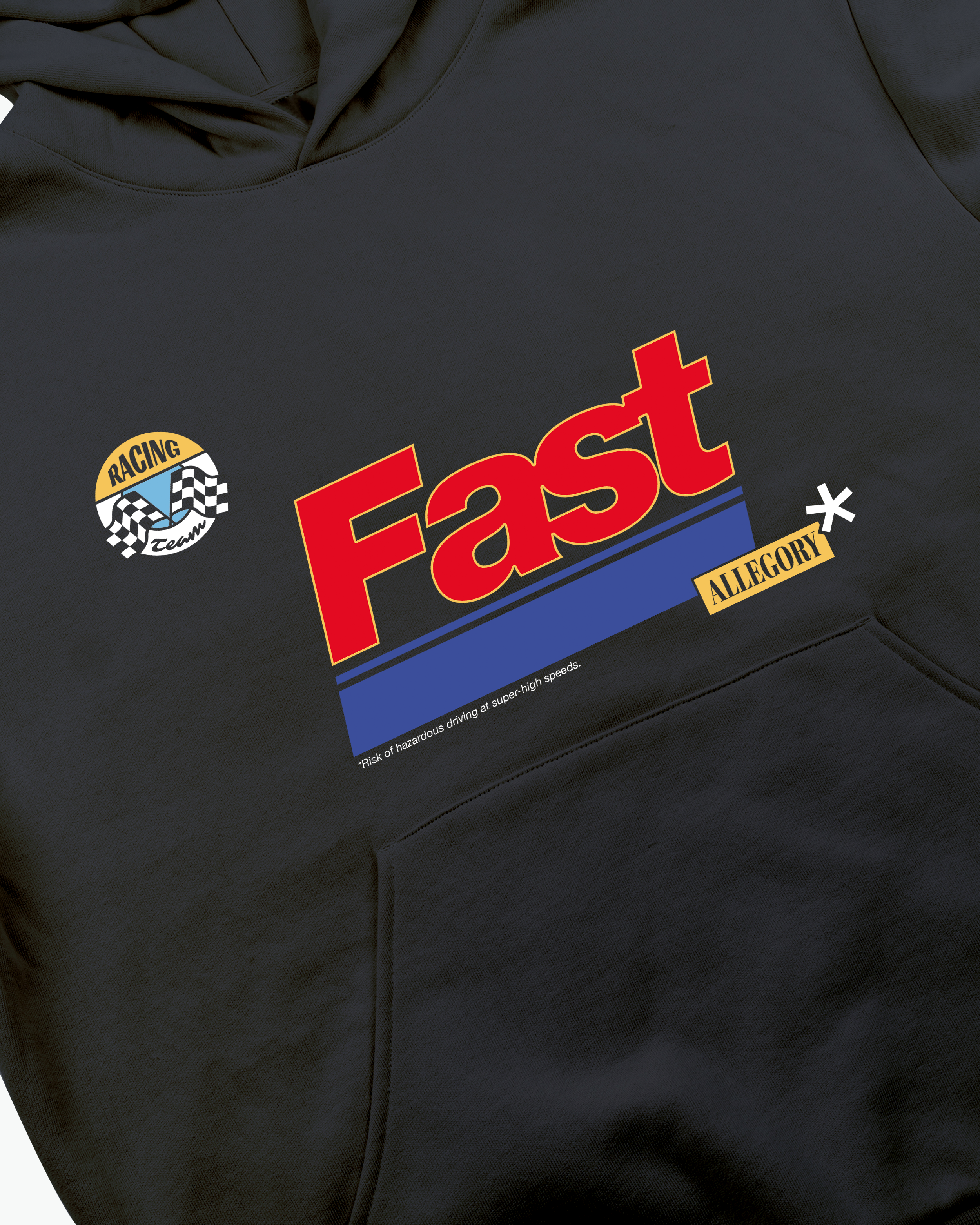Fast* Hoodie / Black-3