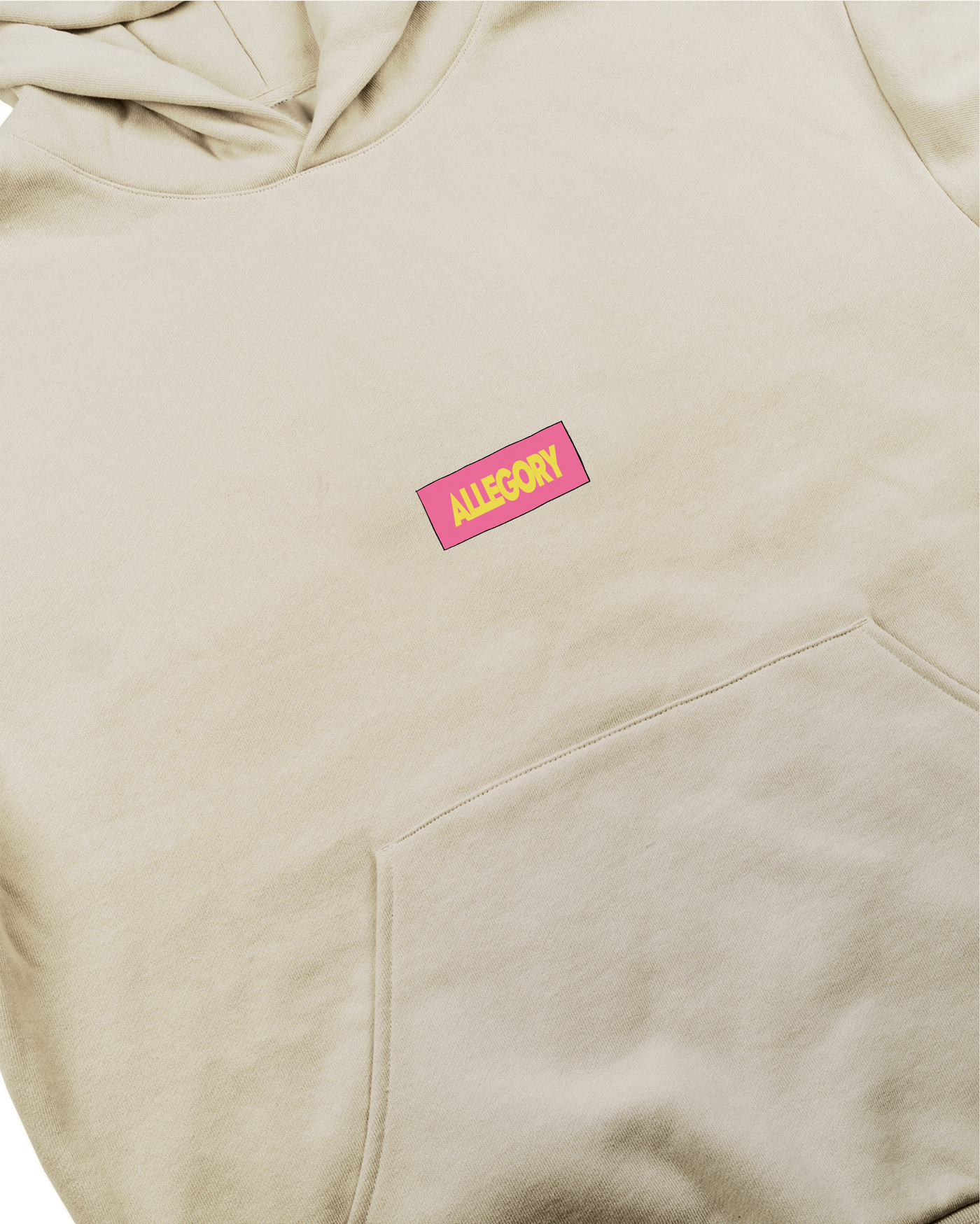 Faces Of Evil Hoodie / Cream