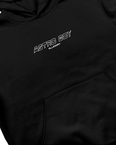 Manga Panel Hoodie For Astro Boy / Black