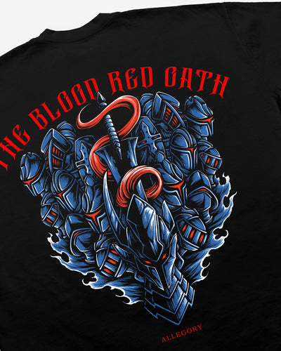 Blood-Red Commander Tee / Black