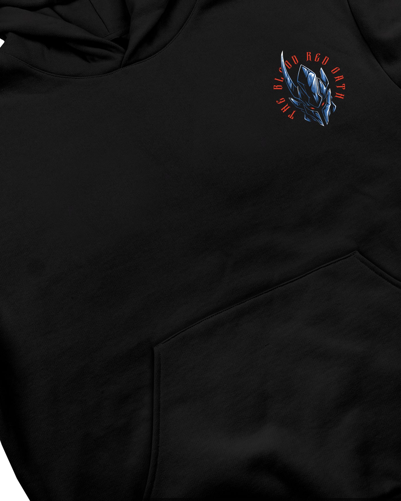 Blood-Red Commander Hoodie / Black