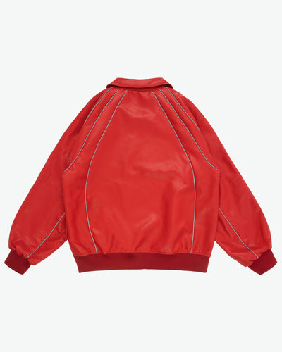 Voyager Leather Jacket / Red