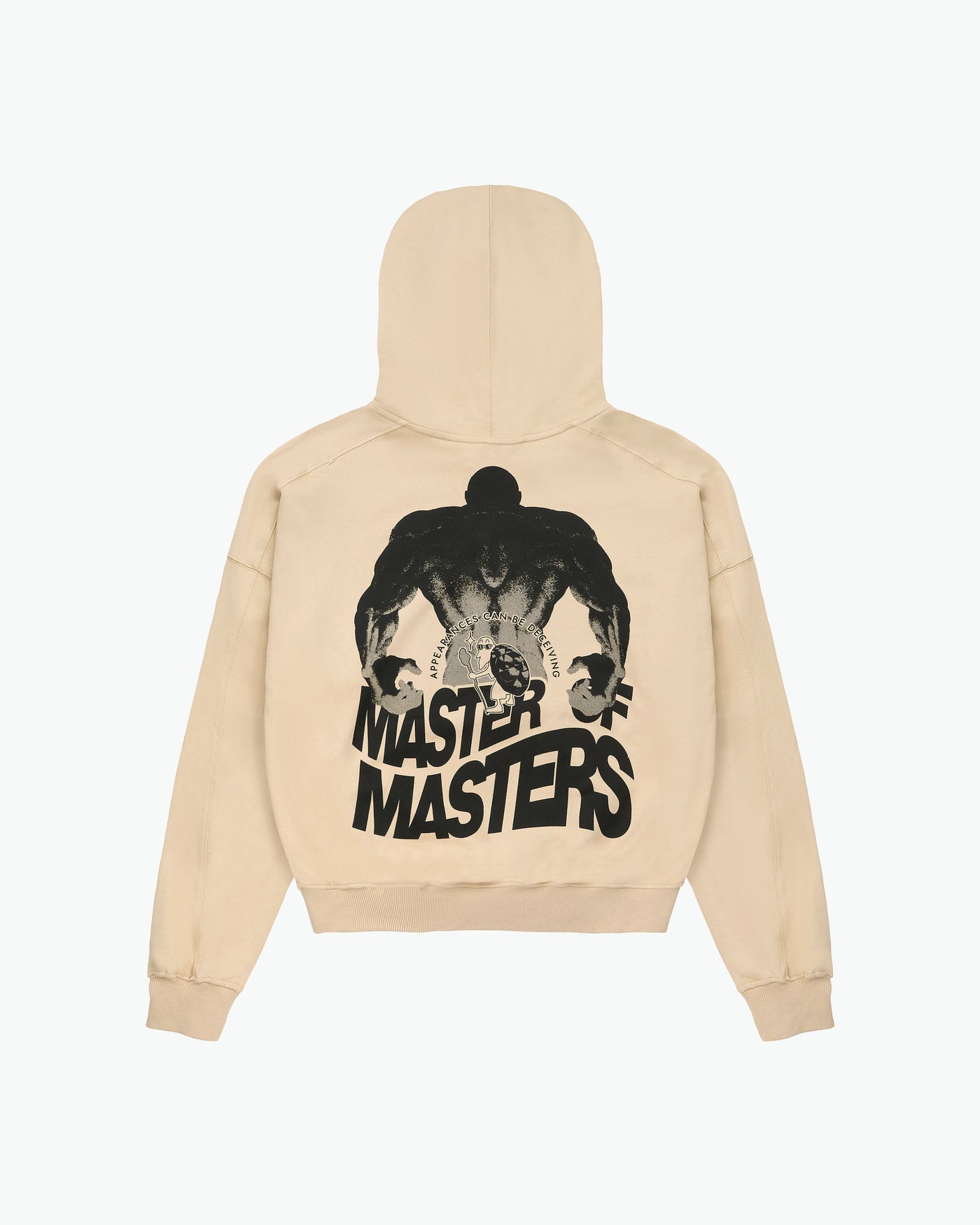 Masters Of Masters Heavyweight Hoodie / Sand / Black