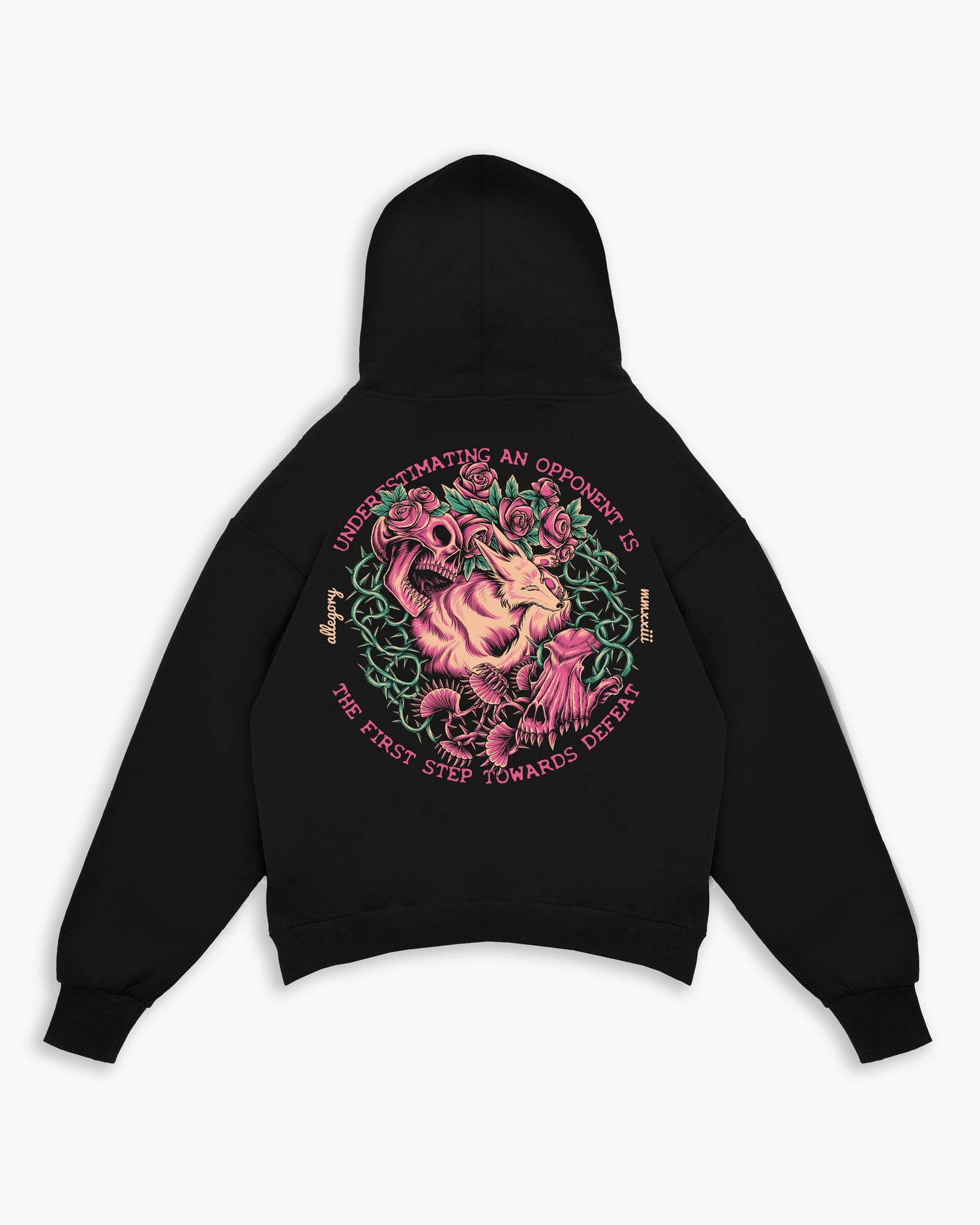 Rose Whip Hoodie / Black