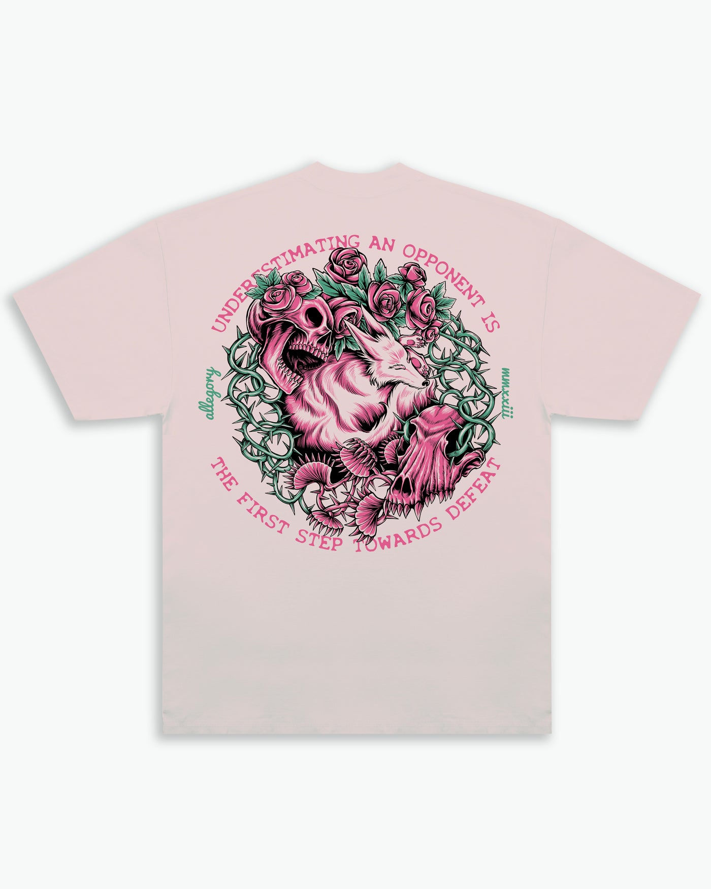 Rose Whip Tee / Pale Pink