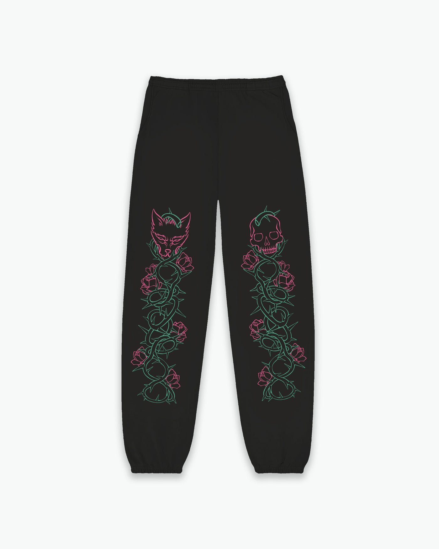 Rose Whip Sweatpants / Black