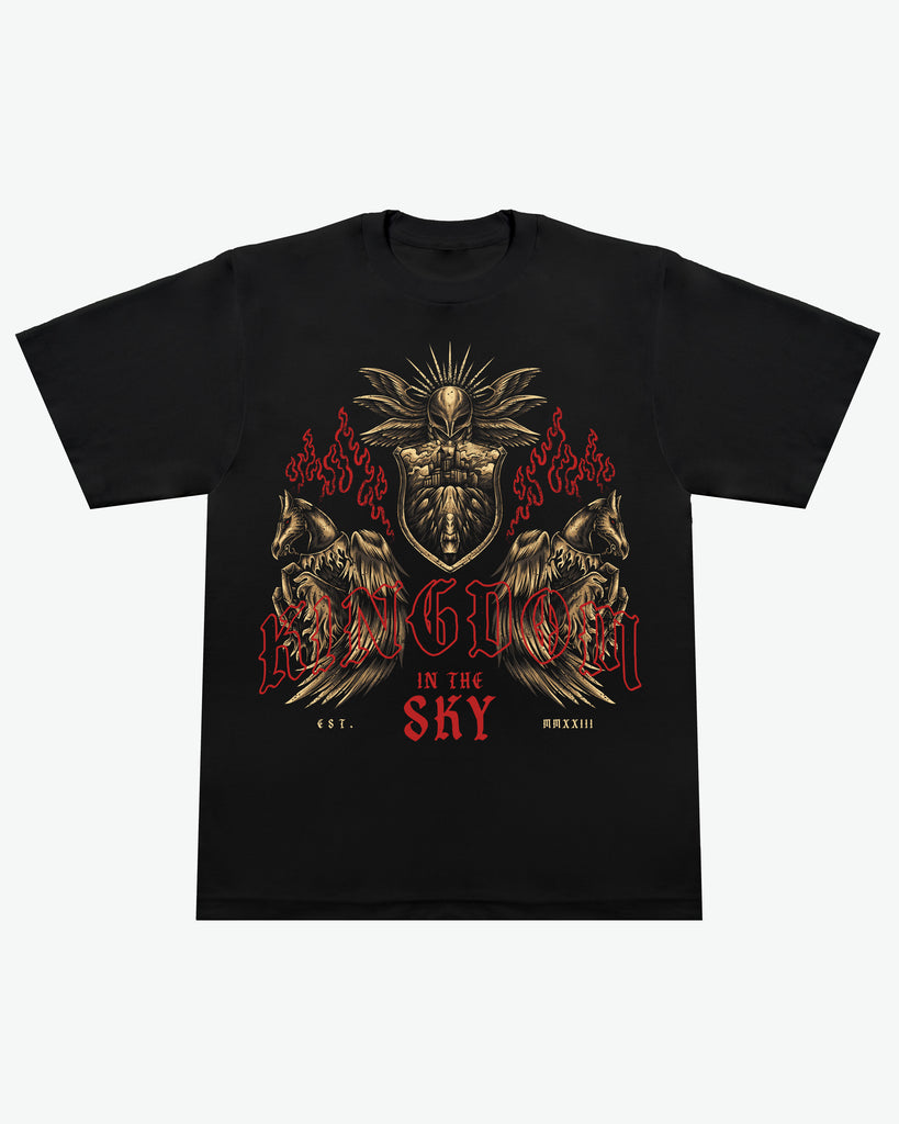 Kingdom in The Sky Tee / Black – Allegory House