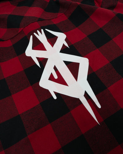 Brand of Sacrifice Flannel / Red / Black