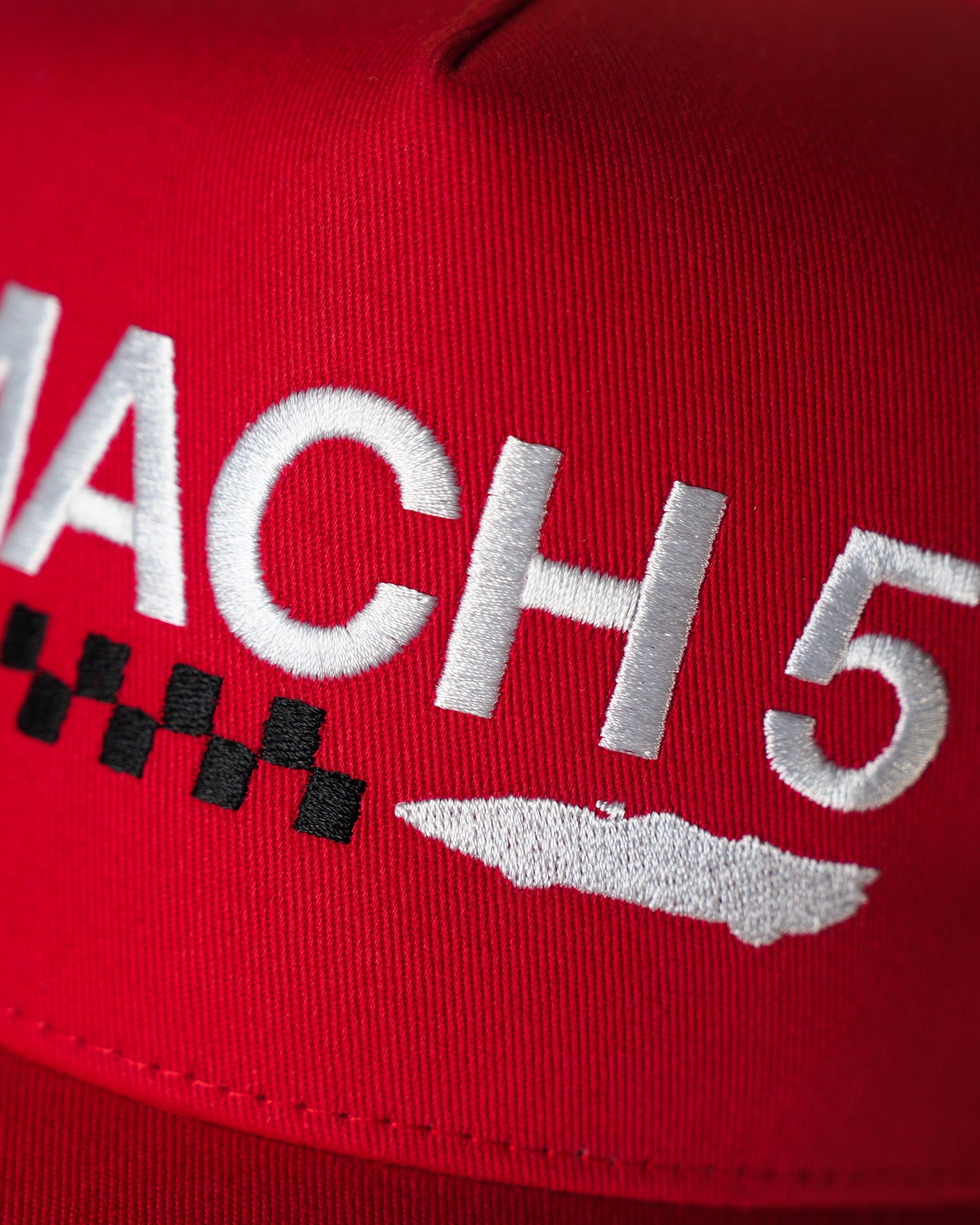 Mach 5 Premium Trucker Hat For Speed Racer™ / Red-4