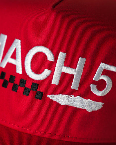 Mach 5 Premium Trucker Hat For Speed Racer™ / Red