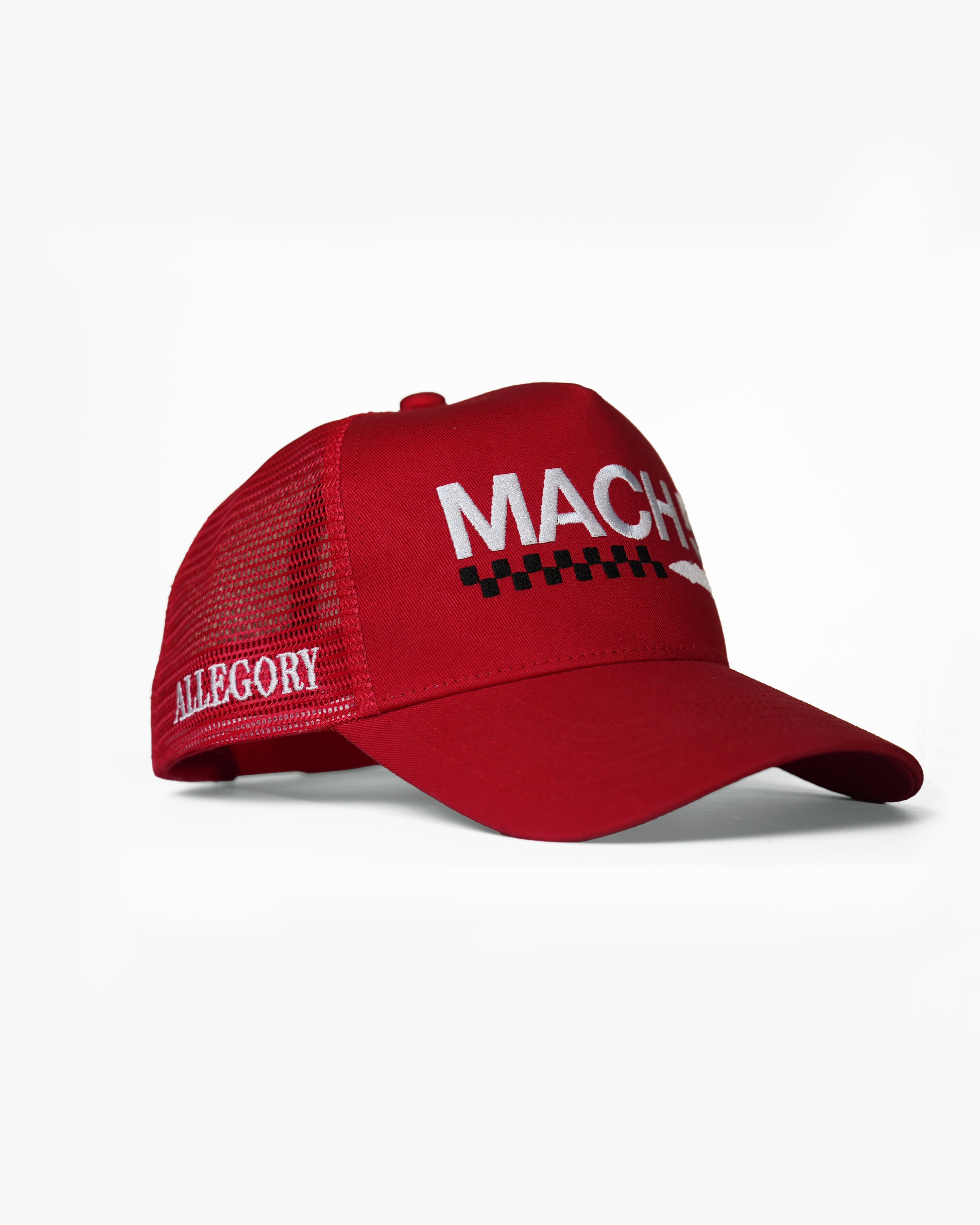 Mach 5 Premium Trucker Hat For Speed Racer™ / Red-2