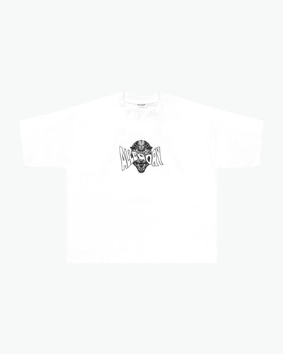 Nature_Technology Heavyweight Cropped Fit Tee / White