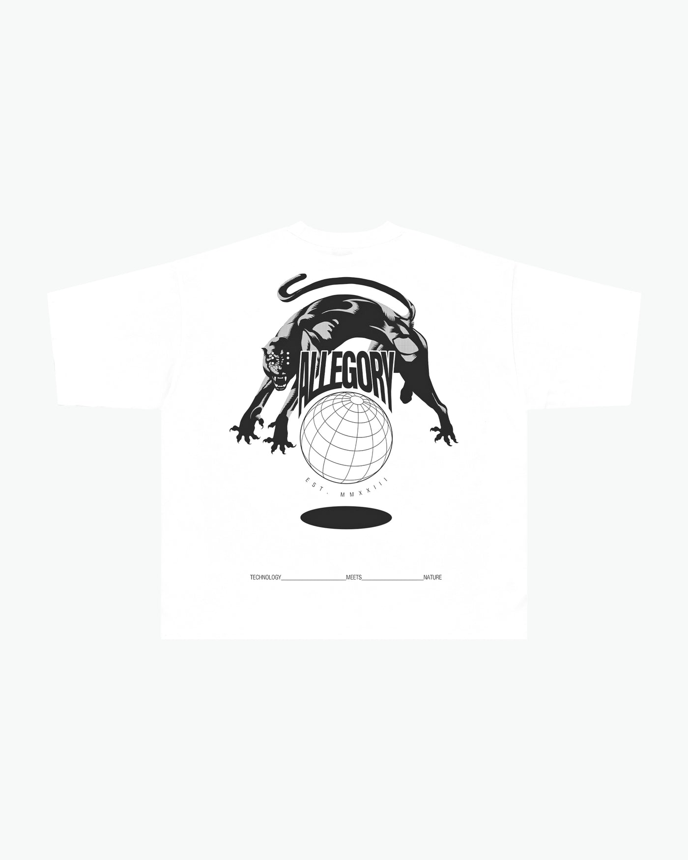 Nature_Technology Heavyweight Tee / White