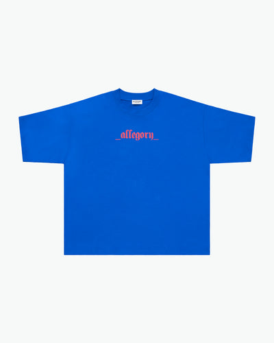 No Longer Human Heavyweight Cropped Fit Tee / Blue