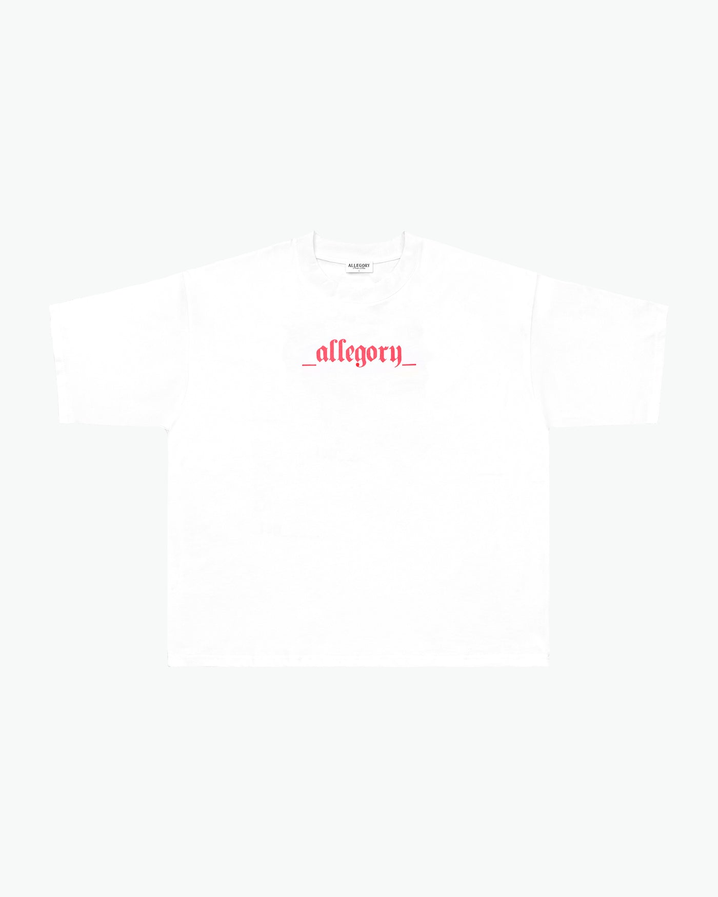 No Longer Human Heavyweight Cropped Fit Tee / White