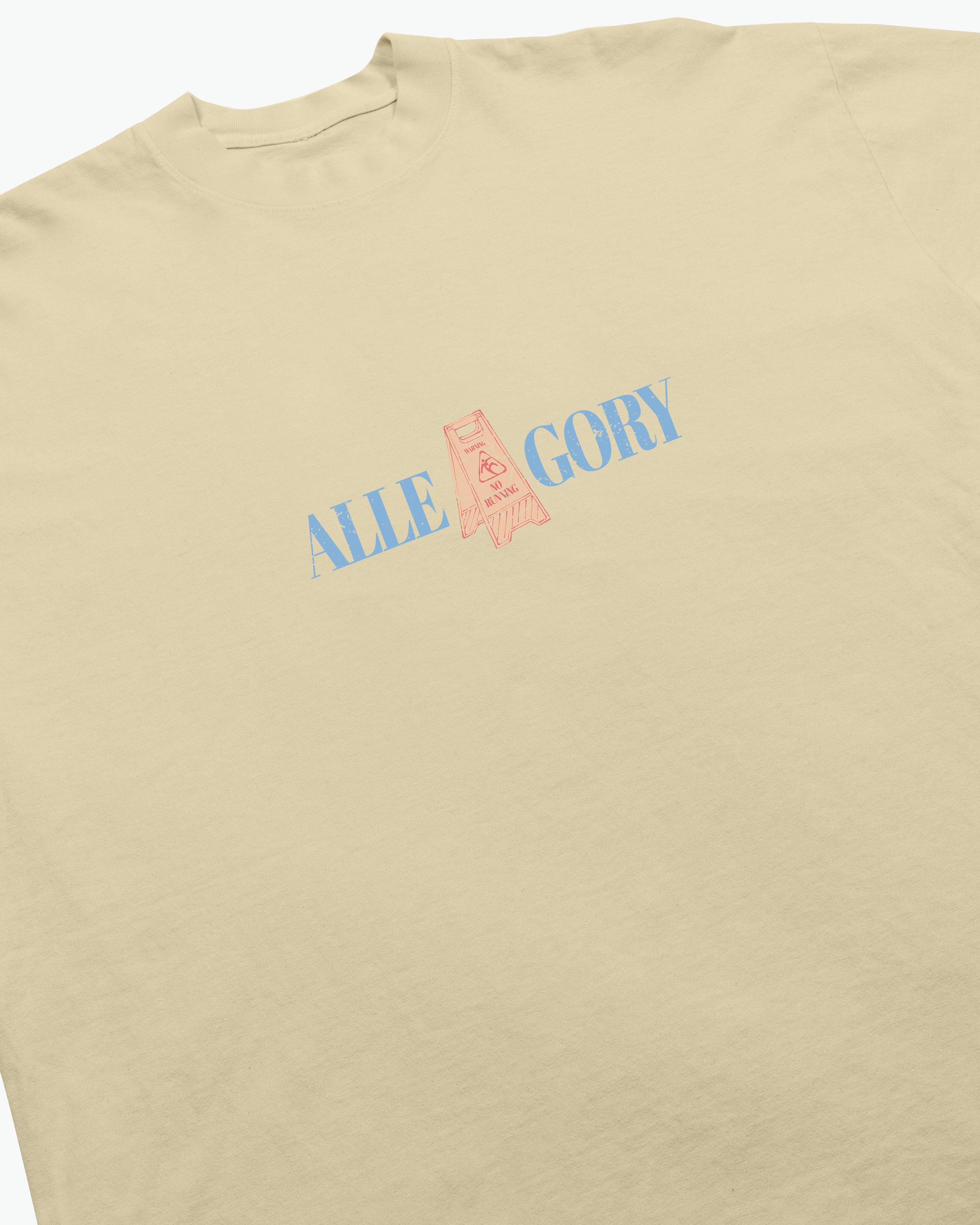 "No Running" Tee / Washed Gold-4