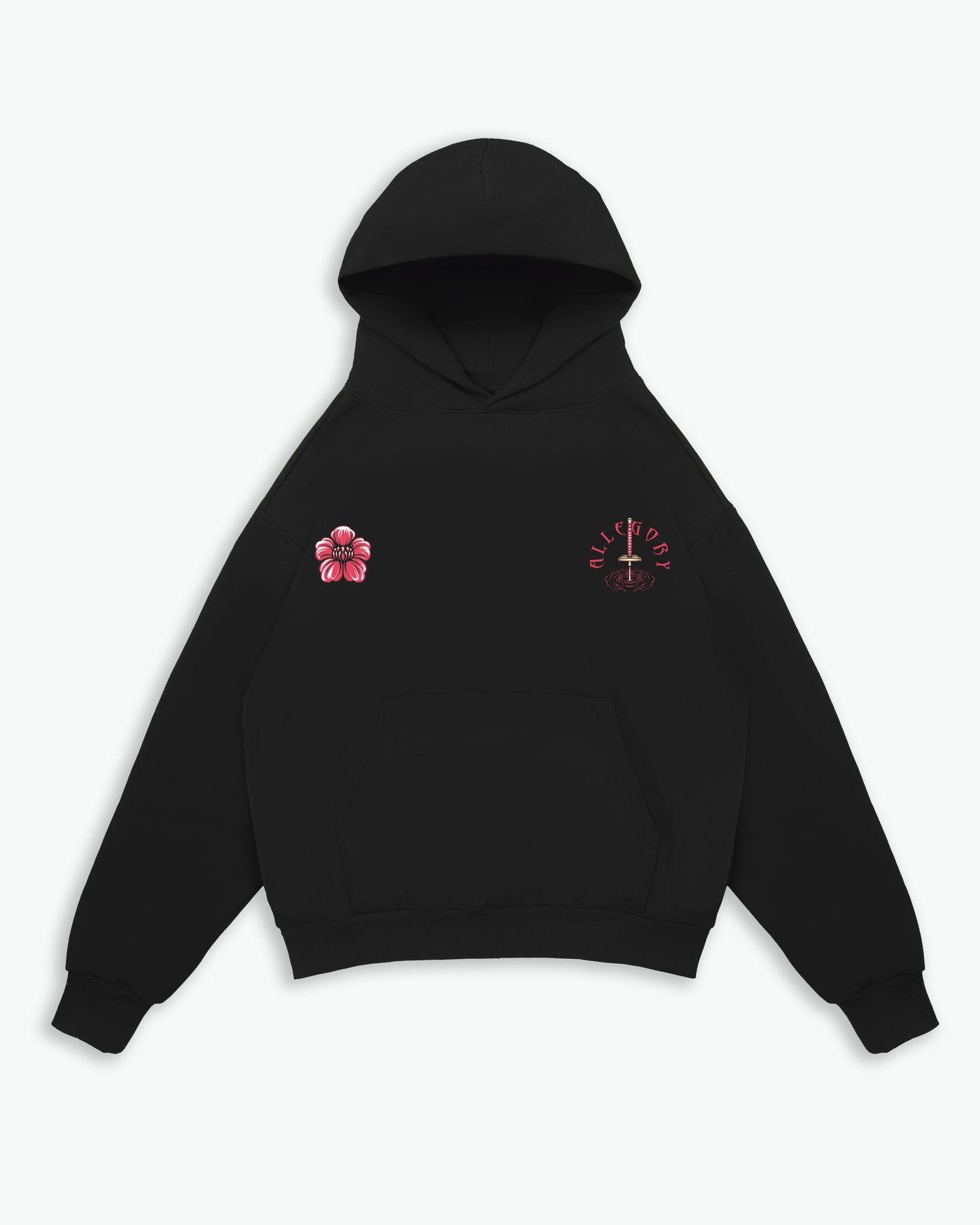 As Distant As The Earth From The Heavens Hoodie / Black