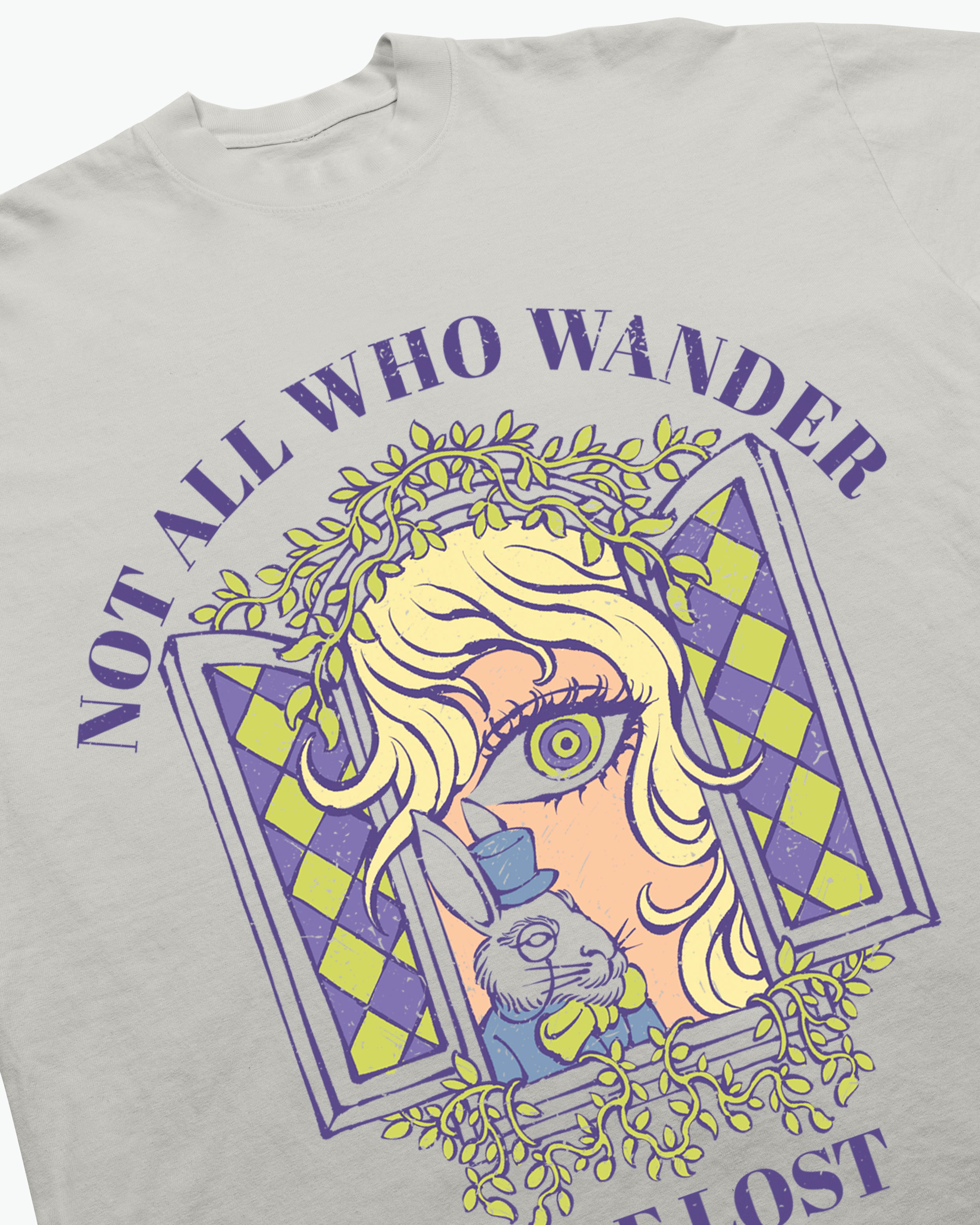 Not All Who Wander Are Lost Tee / Off White-2
