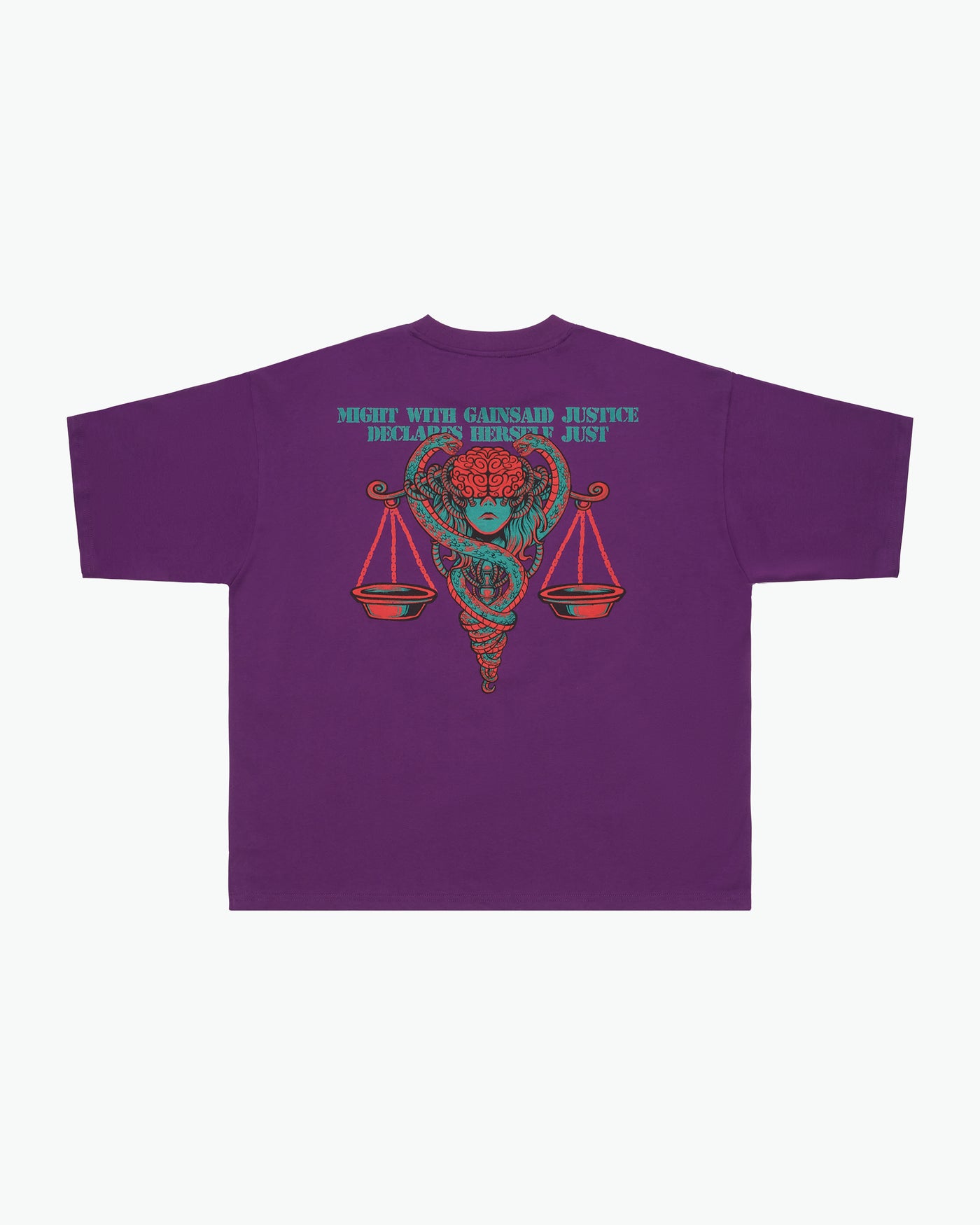 Psycho Pass Justice Heavyweight Tee / Purple