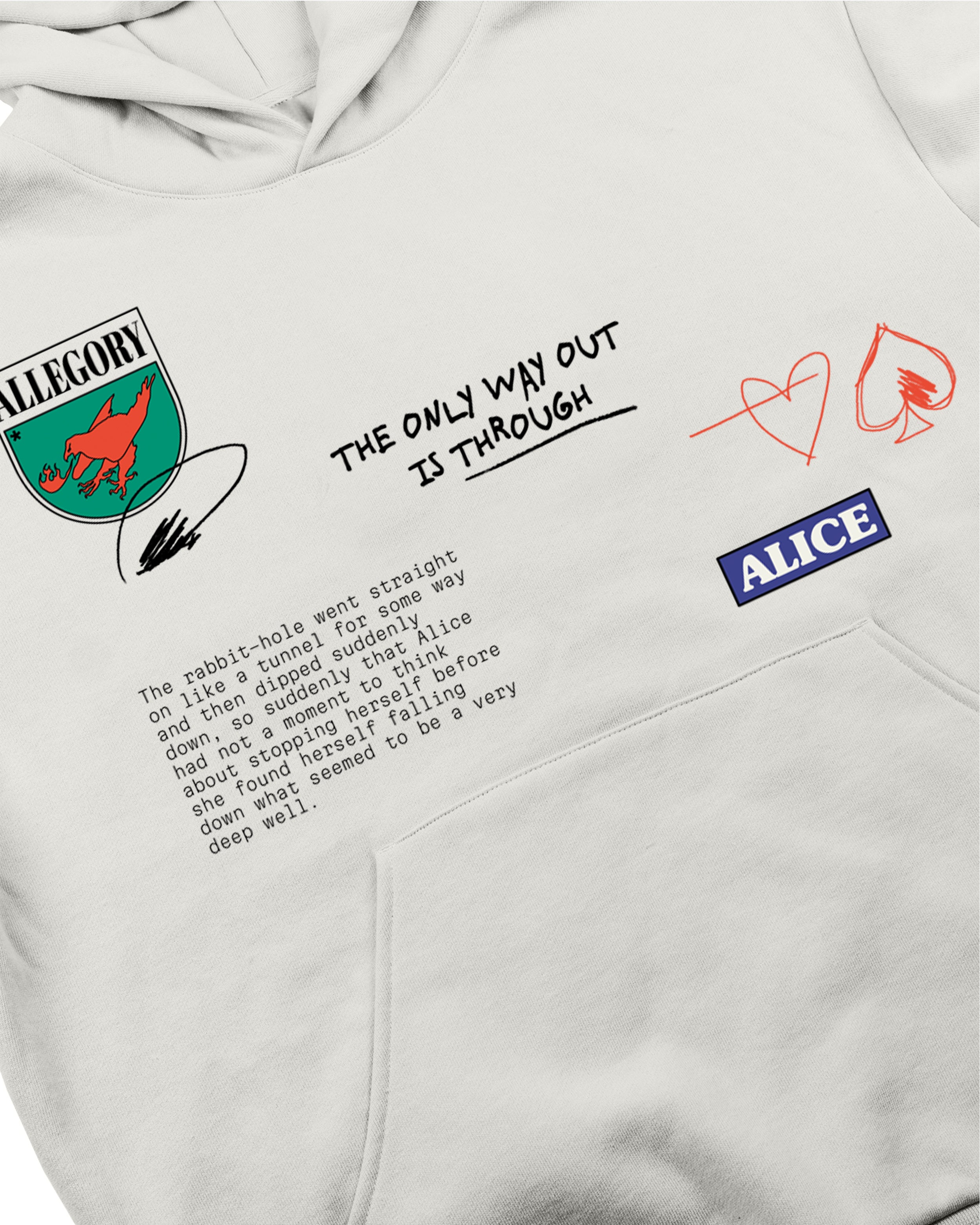 Rabbit Hole Hoodie / Off White-3