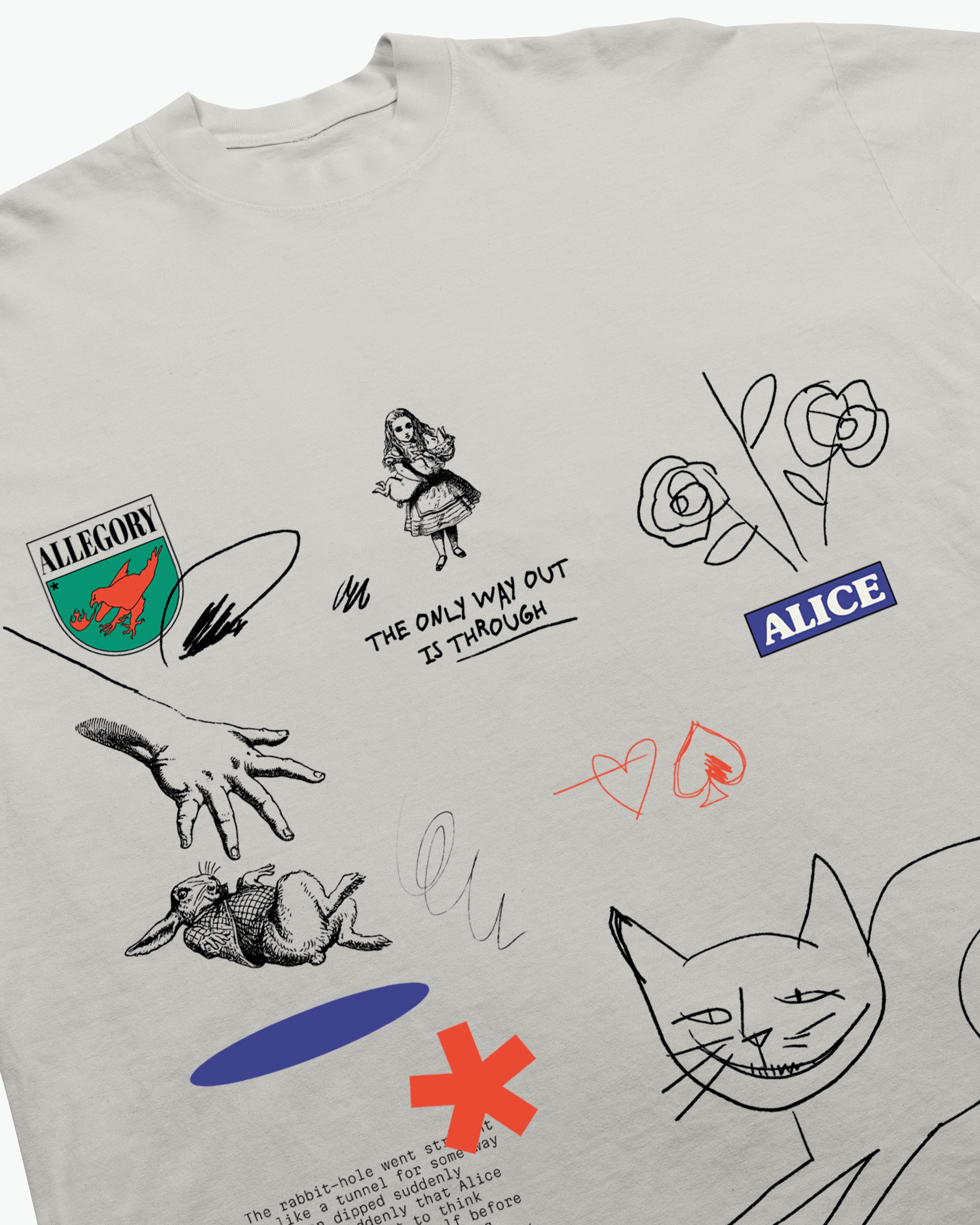 Rabbit Hole Tee / Off White-2