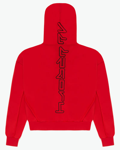 CyberPunk Heavyweight Hoodie / Red